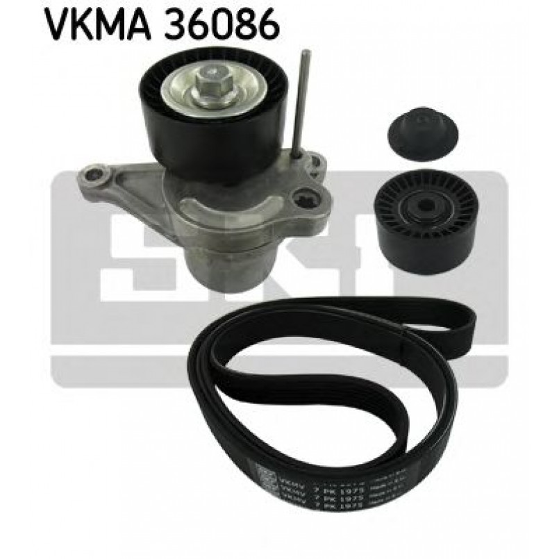 VKMA 36086 SKF Комплект доріжкового ремня